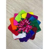 Classic Flower Square Large Tichel-Squares-The Little Tichel Lady