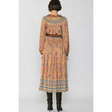 Chic Satin Midi Print Dress-dress-The Little Tichel Lady
