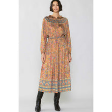 Chic Satin Midi Print Dress-dress-The Little Tichel Lady