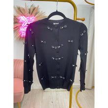 All Over Bow Sweater, XS-1X-Tops-The Little Tichel Lady