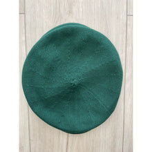 Front Pleated Cotton Beret - Hunter Green-Berets/ Snoods-The Little Tichel Lady