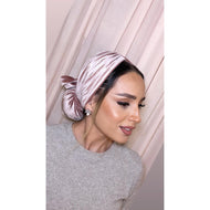 Avigail Lahiani - Slip-on & tie, Pink Velvet-Specialty Items-The Little Tichel Lady