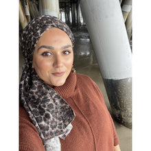 Classic Cheetah Print Stretchy Head Scarf-Long Wrap-The Little Tichel Lady