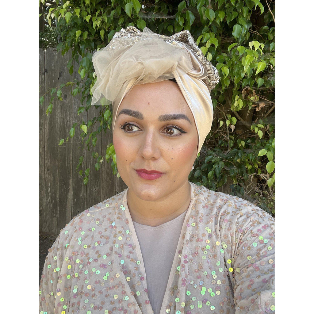 Elegant-Headwrap-Gold-  display picture 1