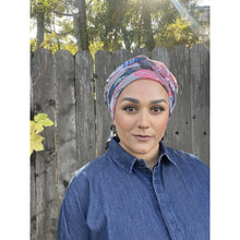 Floral Gauzey Cotton Print Long Headwraps-Long Wrap-The Little Tichel Lady