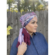 Floral Gauzey Cotton Print Long Headwraps-Long Wrap-The Little Tichel Lady