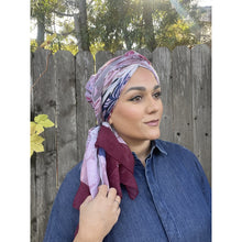 Floral Gauzey Cotton Print Long Headwraps-Long Wrap-The Little Tichel Lady