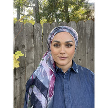 Floral Gauzey Cotton Print Long Headwraps-Long Wrap-The Little Tichel Lady