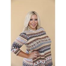 Jade LA Perfect Top - Abstract Aztec-Tops-The Little Tichel Lady