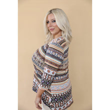 Jade LA Perfect Top - Abstract Aztec-Tops-The Little Tichel Lady