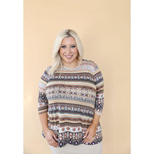 Jade LA Perfect Top - Abstract Aztec-Tops-The Little Tichel Lady