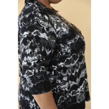 Jade LA Perfect Top - Black Tie-Dye-Tops-The Little Tichel Lady