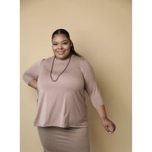 Jade LA Perfect Top - Caramel-Tops-The Little Tichel Lady