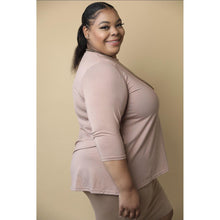 Jade LA Perfect Top - Caramel-Tops-The Little Tichel Lady
