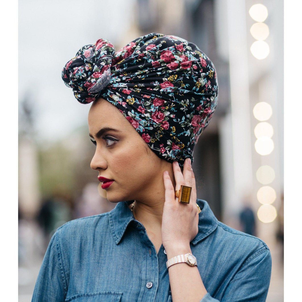 Print Jersey Head Wraps-Long Wrap-The Little Tichel Lady