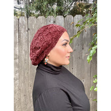 Quilted Velour Snood - Comfort Fit-Berets/ Snoods-The Little Tichel Lady