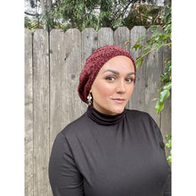 Quilted Velour Snood - Comfort Fit-Berets/ Snoods-The Little Tichel Lady
