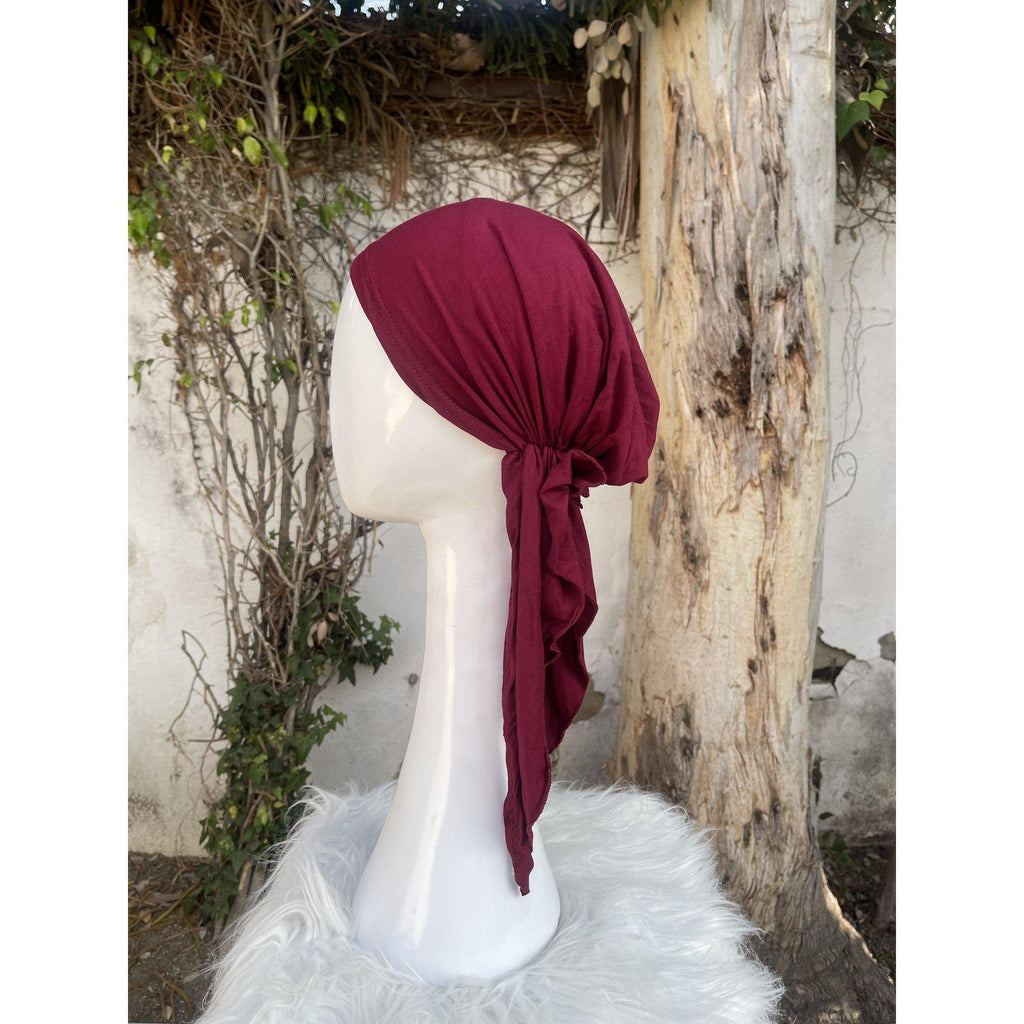 Burgundy head hot sale scarf