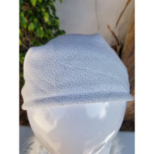 Turkish Cotton Metallic Solid Pretied w/ Long Tails - White-pretieds-The Little Tichel Lady