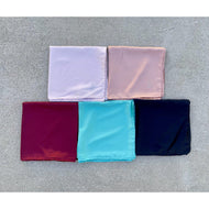 Turkish Satin Squares - Solids-Squares-The Little Tichel Lady