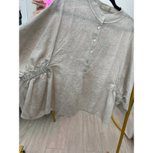 Linen Detail Top O/S-Tops-The Little Tichel Lady