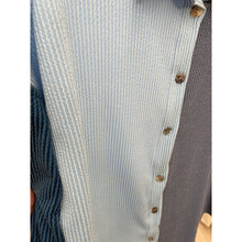 Color Block Top - Blue S-3X-Tops-The Little Tichel Lady