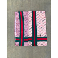Turkish Satin Squares - Prints #4-Squares-The Little Tichel Lady