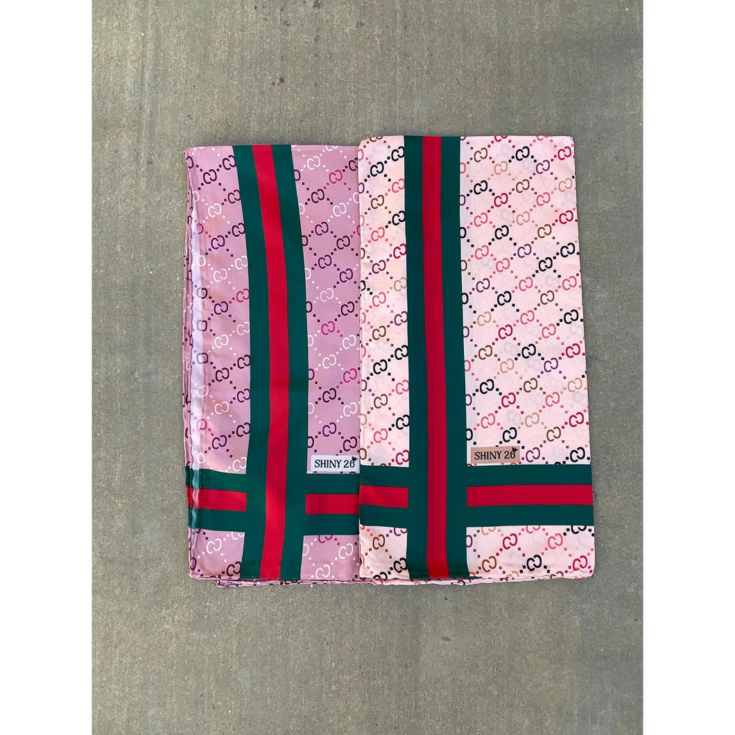 Turkish Satin Squares - Prints #4-Squares-The Little Tichel Lady