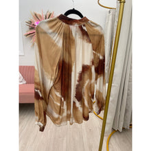 Watercolor Top - Neutral O/S-tops-The Little Tichel Lady