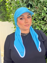 Standard Visor Dri Fit Pretied - Turquoise-pretieds-The Little Tichel Lady