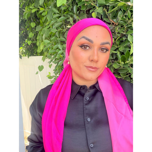 YSL Authentic Designer Headscarf, Ombre-Designer headscarf-The Little Tichel Lady