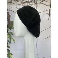Embellished Hat - Size #2 Black Shimmer Bow-Hat-The Little Tichel Lady