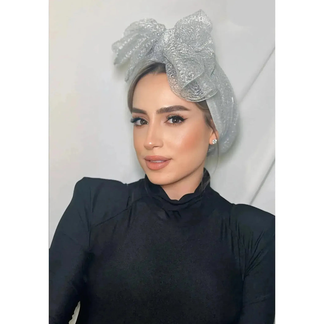 Avigail Lahiani Elegant Headcover Set - Silver-Specialty Items-The Little Tichel Lady
