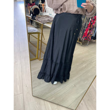 Gold Collection - Maxi Skirt, O/S-Fits-Many, Black-The Little Tichel Lady