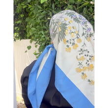 Dior Authentic Designer Headscarf, Wildflower Motif-Designer headscarf-The Little Tichel Lady