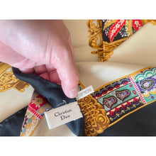 Dior Authentic Designer Headscarf, Baroque Print-Designer headscarf-The Little Tichel Lady