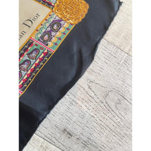 Dior Authentic Designer Headscarf, Baroque Print-Designer headscarf-The Little Tichel Lady
