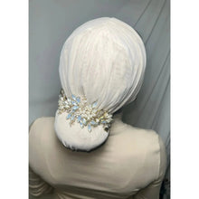 Luxurious Pearl & Crystals Headpiece, Avigail Lahiani-Headband-The Little Tichel Lady