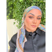 Dior Authentic Designer Headscarf, Romantic Floral Motif-Designer headscarf-The Little Tichel Lady