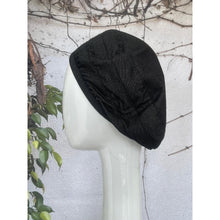 Embellished Hat - Size #2 Black/Multi Denim-Hat-The Little Tichel Lady