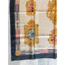 Dior Authentic Designer Headscarf, Baroque Print-Designer headscarf-The Little Tichel Lady