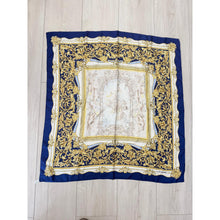 Lancel Authentic Vintage Designer Headscarf, Acanthus Scrolls-Designer headscarf-The Little Tichel Lady