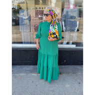 Tori Maxi Dress - Emerald-dress-The Little Tichel Lady