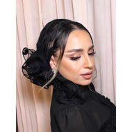 Avigail Lahiani Elegant Headcover Set - Black Lace/Neutral Base-Specialty Items-The Little Tichel Lady