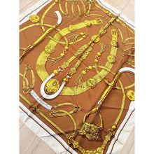 Hermes Authentic Vintage Designer Headscarf, Gaucho par Hermes-Designer headscarf-The Little Tichel Lady