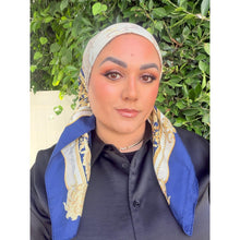 Lancel Authentic Vintage Designer Headscarf, Acanthus Scrolls-Designer headscarf-The Little Tichel Lady