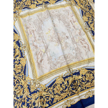Lancel Authentic Vintage Designer Headscarf, Acanthus Scrolls-Designer headscarf-The Little Tichel Lady