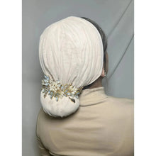 Luxurious Pearl & Crystals Headpiece, Avigail Lahiani-Headband-The Little Tichel Lady