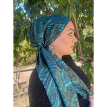 Yomi - Rinati Lakel, Teal Green Paisley-Specialty Items-The Little Tichel Lady