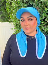 Longer Visor Dri Fit Pretied - Turquoise-pretieds-The Little Tichel Lady